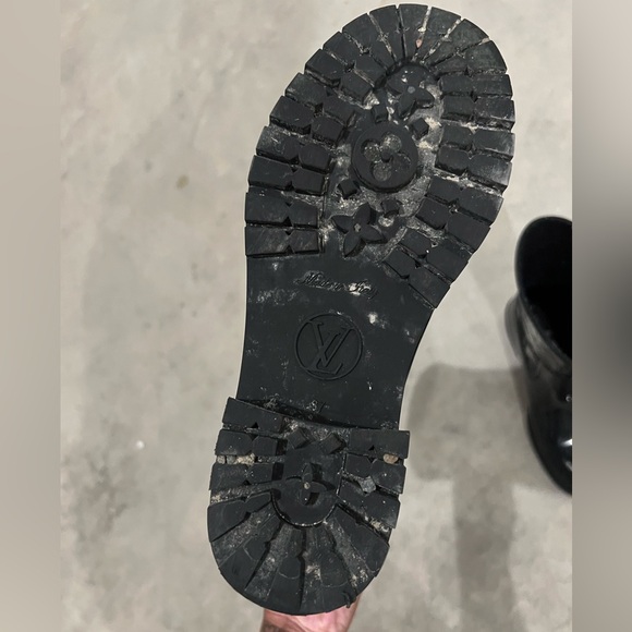Louis Vuitton Glossy Black Rain Boots - Picture 6 of 7